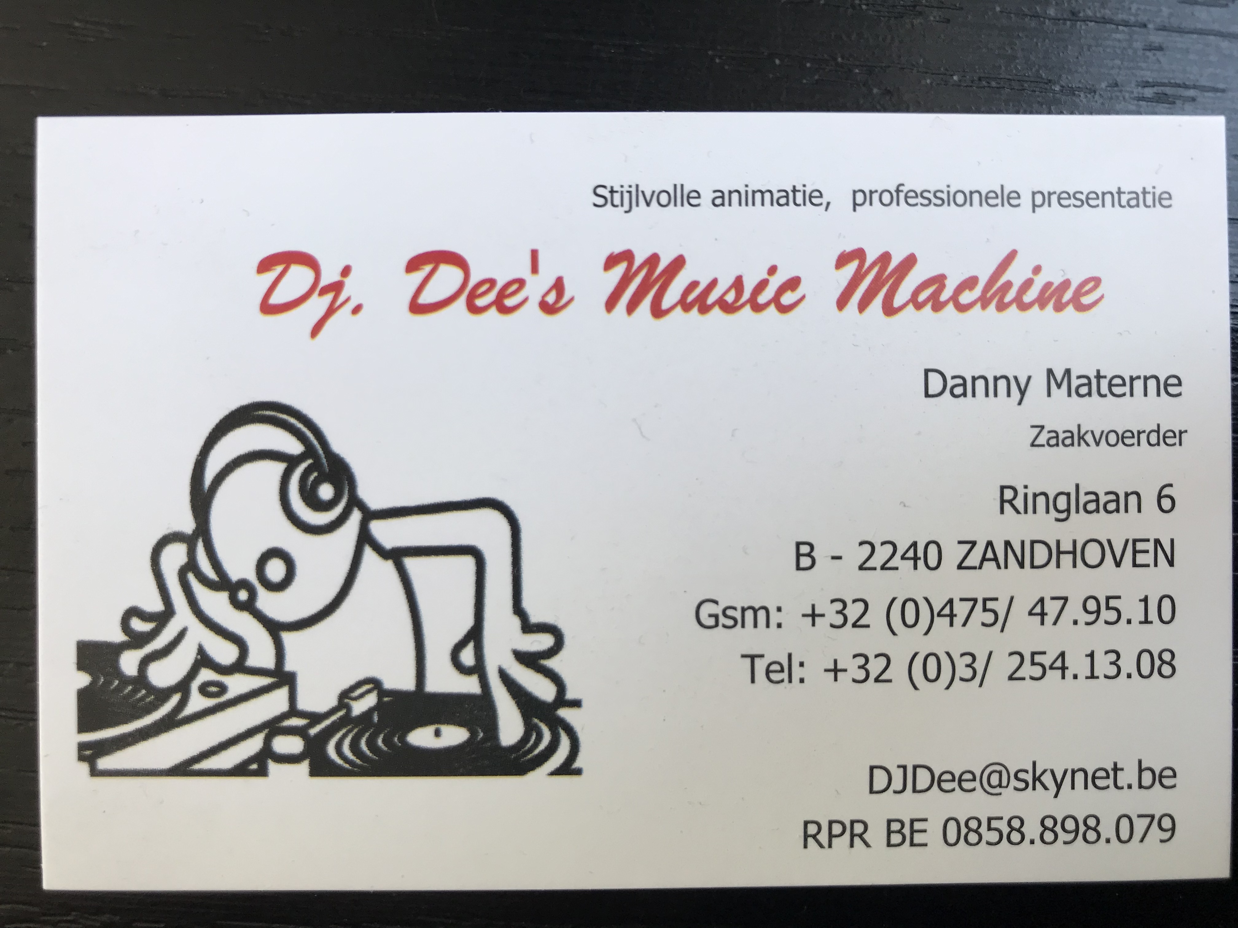 feest-DJ's Zandhoven | DJ Dee's Music Machine